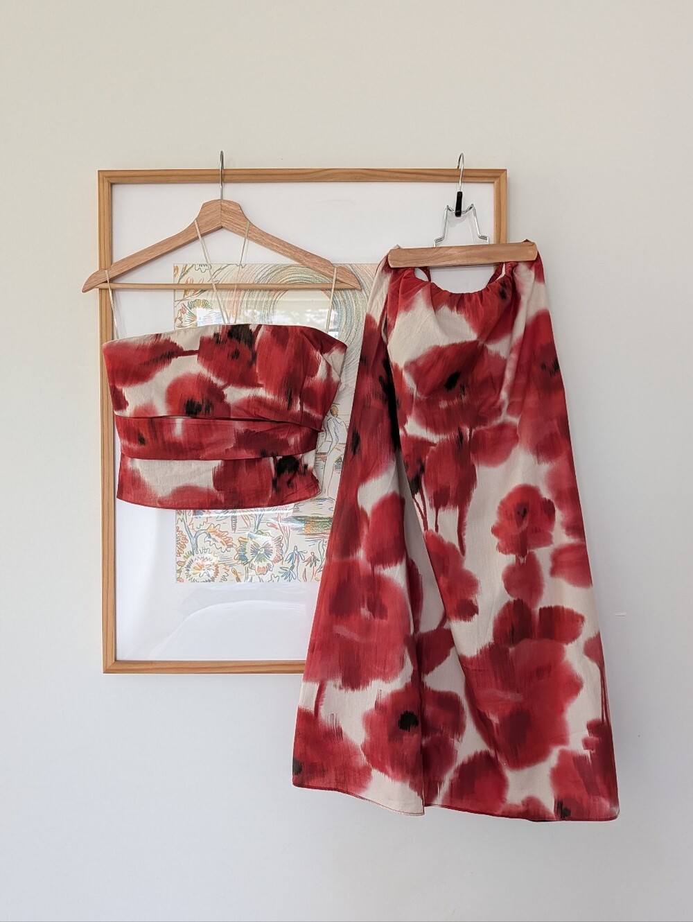Mango Poppy Matching Cotton Skirt Set